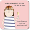 Two Men - Coaster
