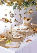 Starry Gold Lurex Jute Placemats - Set of 4