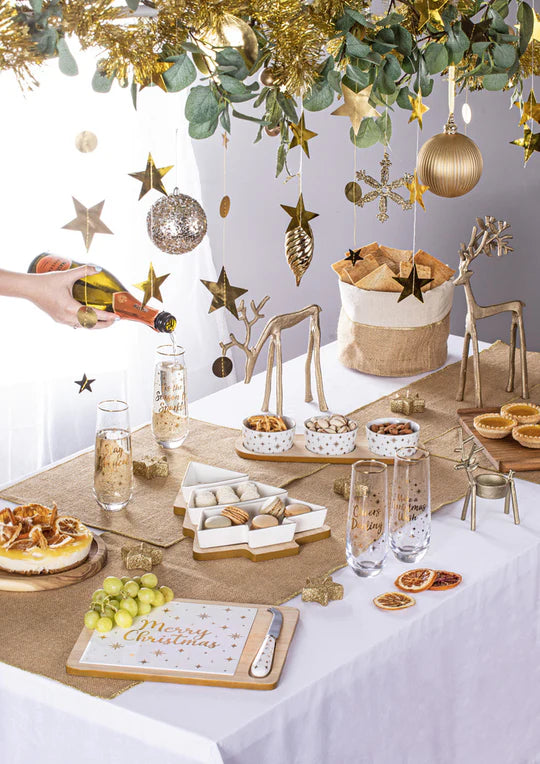 Starry Gold Lurex Jute Placemats - Set of 4