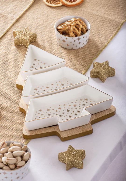 Starry Gold Lurex Jute Placemats - Set of 4