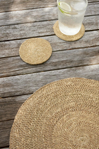 Woven Coasters - Set of 4