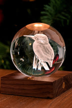 Kingfisher 3D Light - Walnut Base