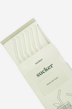 Reusable Glass Drinking Straws - Clear