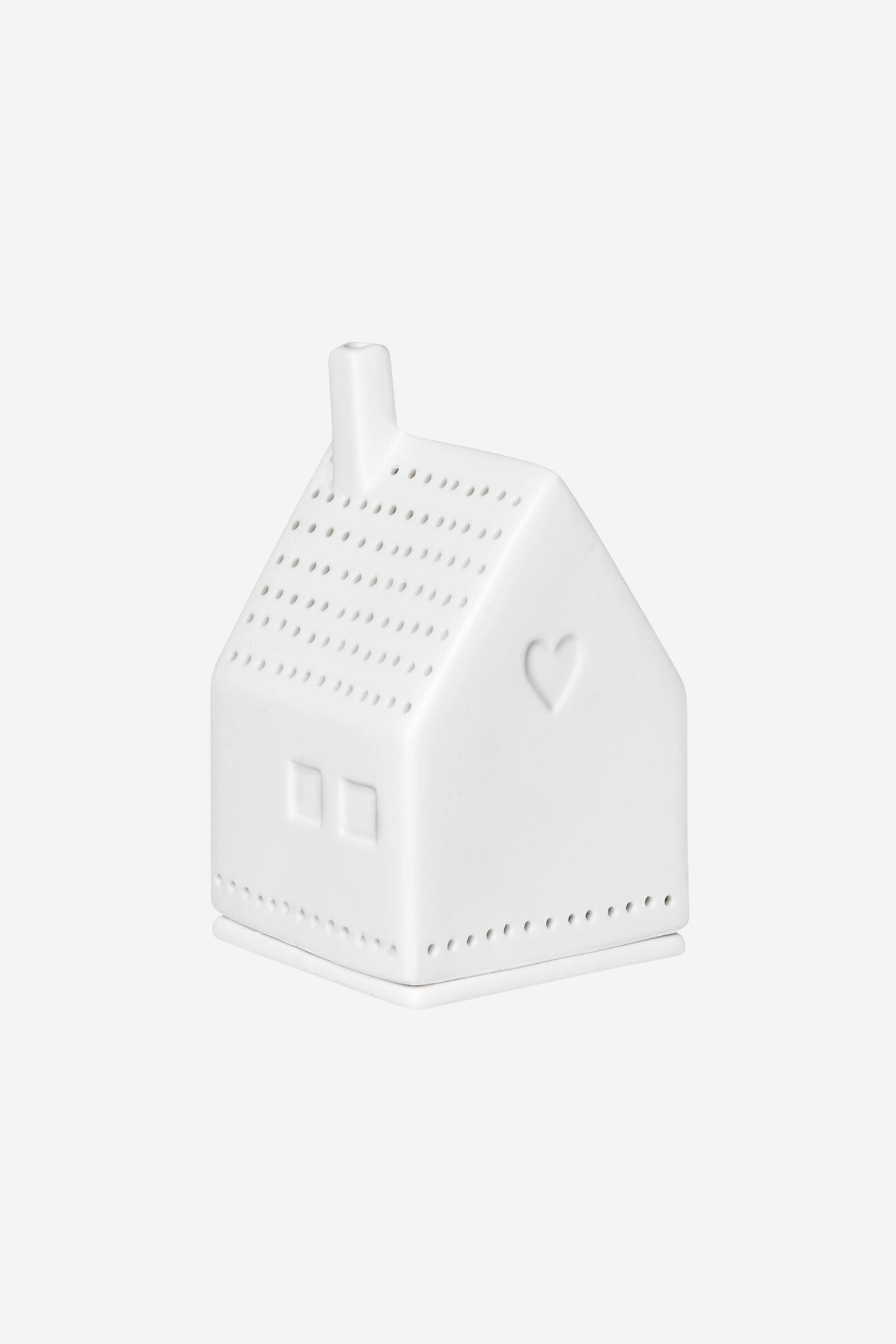 Heart Porcelain Tealight House