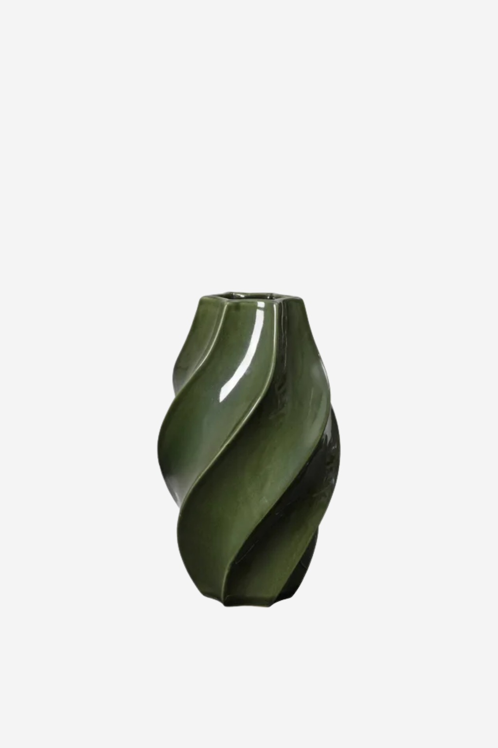 Odette Vase - Hunter Green