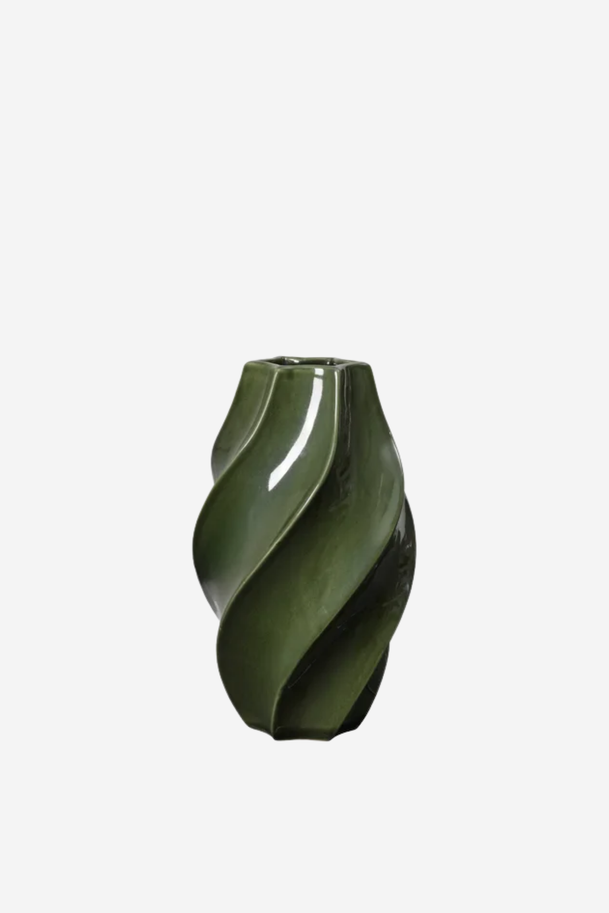 Odette Vase - Hunter Green