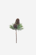 Pinecones with Foliage - Green/Brown
