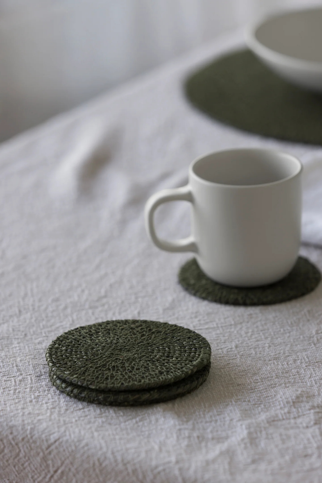 Woven Coasters - Set of 4