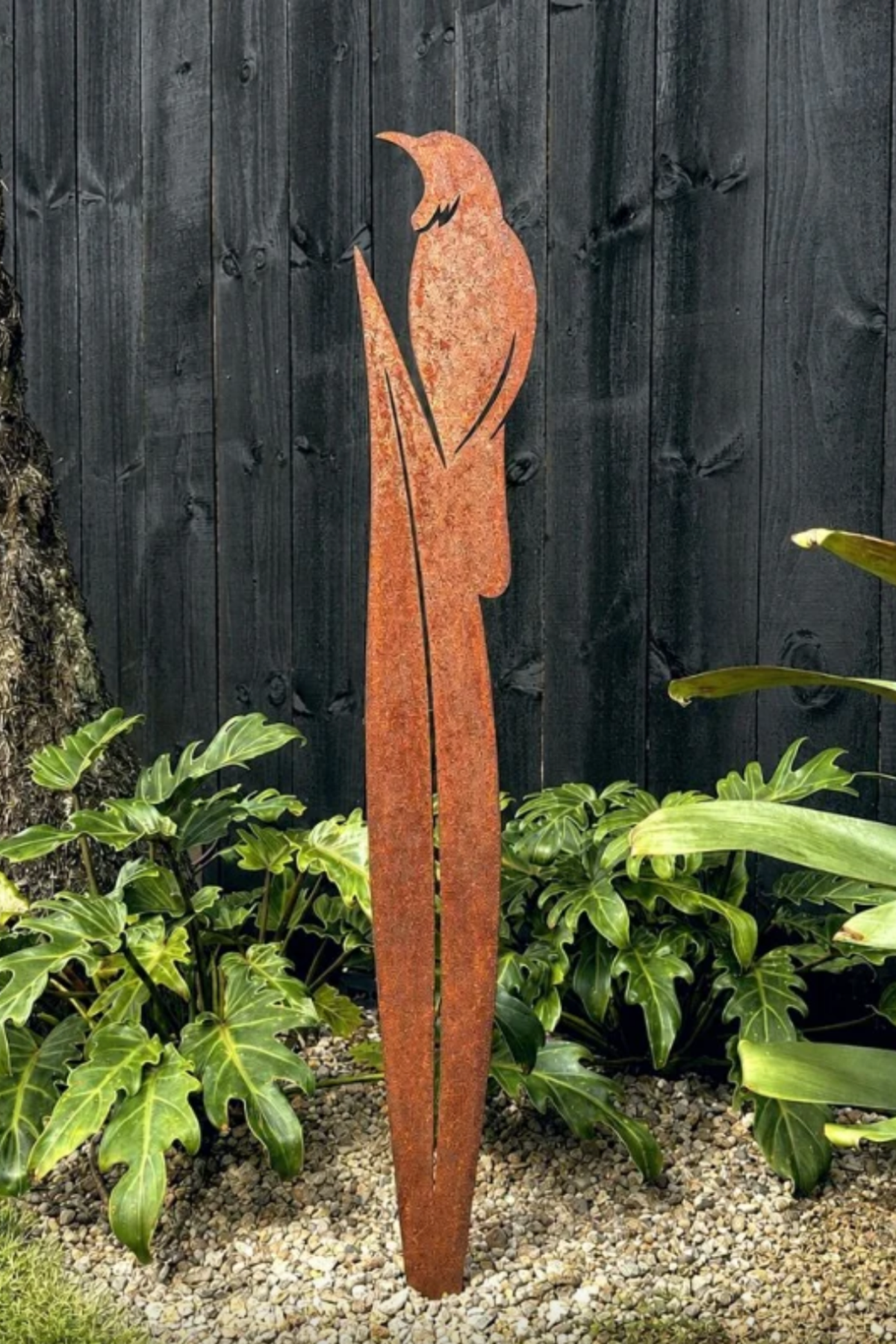 Tui On Flax Garden Stake