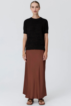 Cedar Lurex Knit - Black /Copper