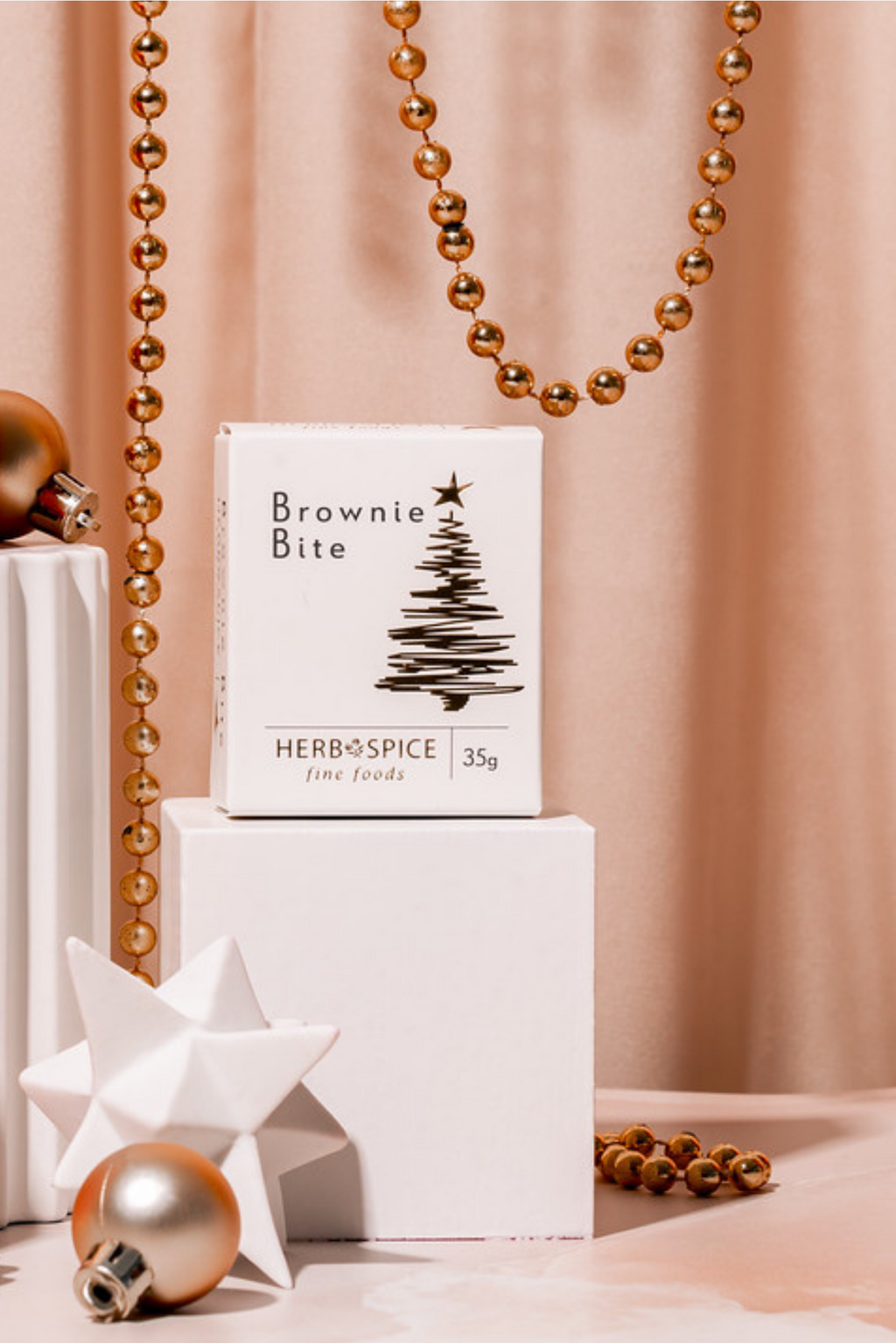 Mini Christmas Brownie Bite
