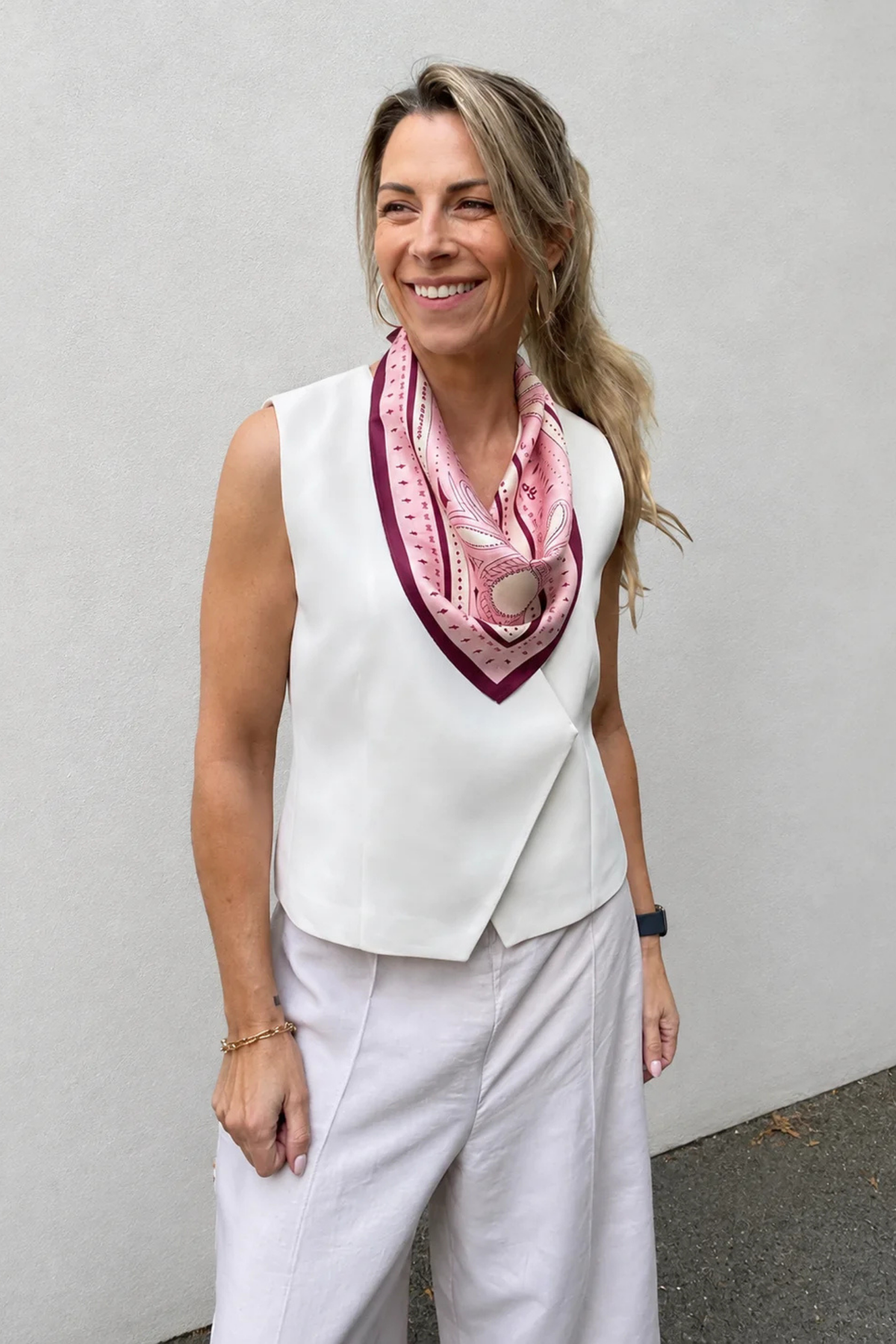 Dark Hampton - Petite Silk Scarf