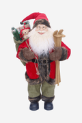 Santa With Skis & Bag