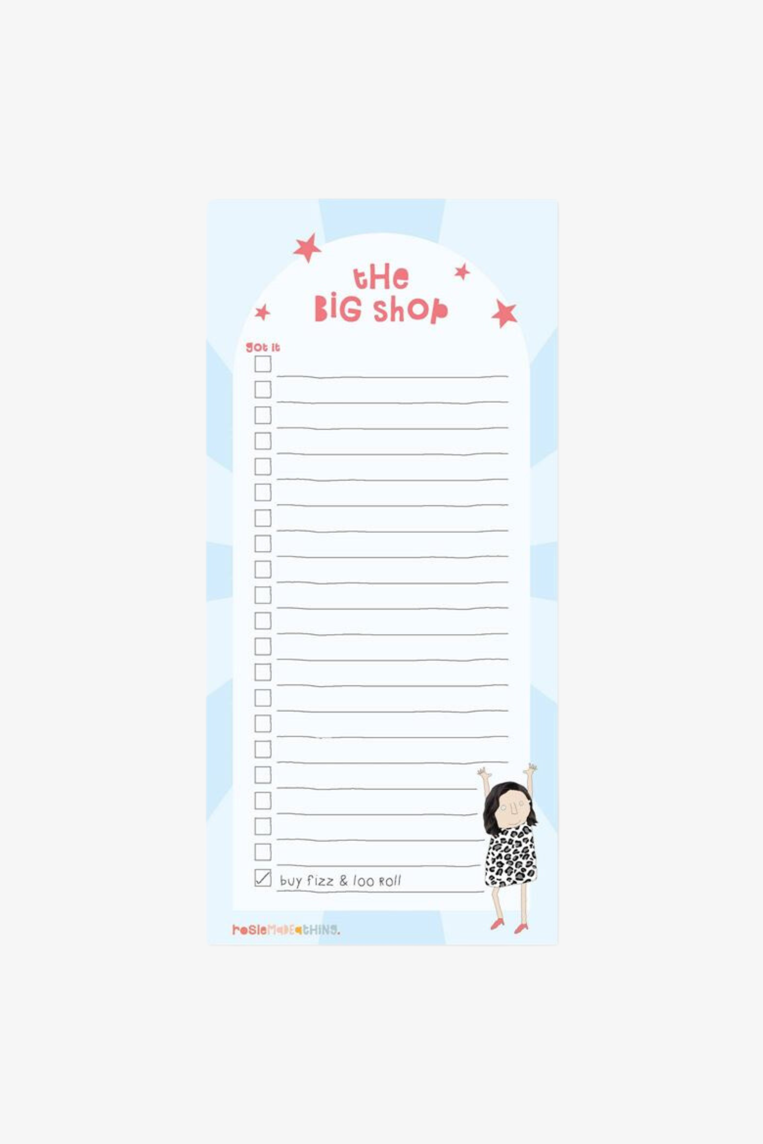 Big Shop - List Pad