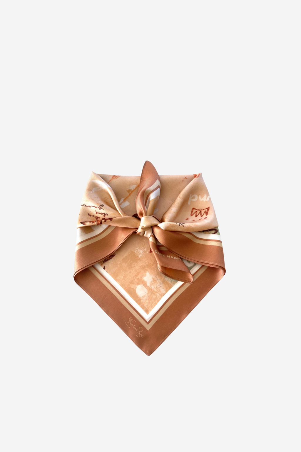 Dark Hampton - Petite Silk Scarf