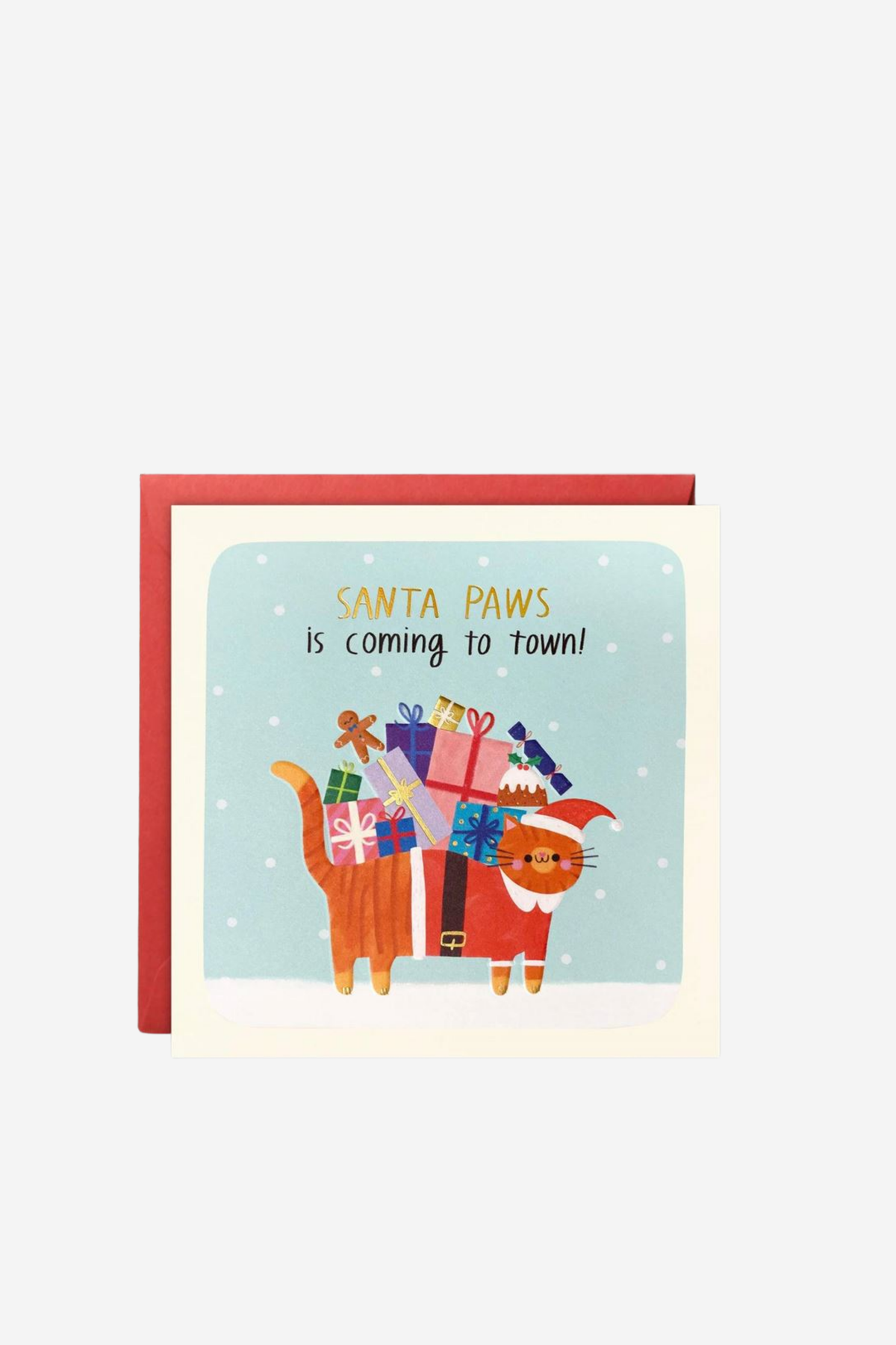 Santa Paws Cat - Gift Card