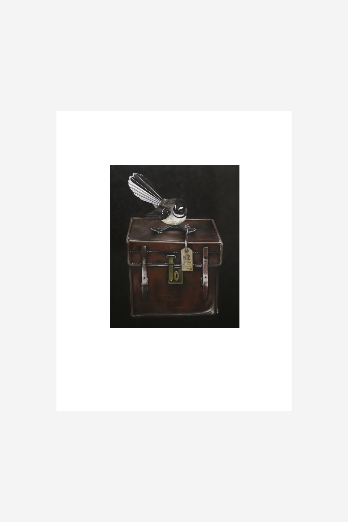 Piwakawaka's Case Mini Matted Print