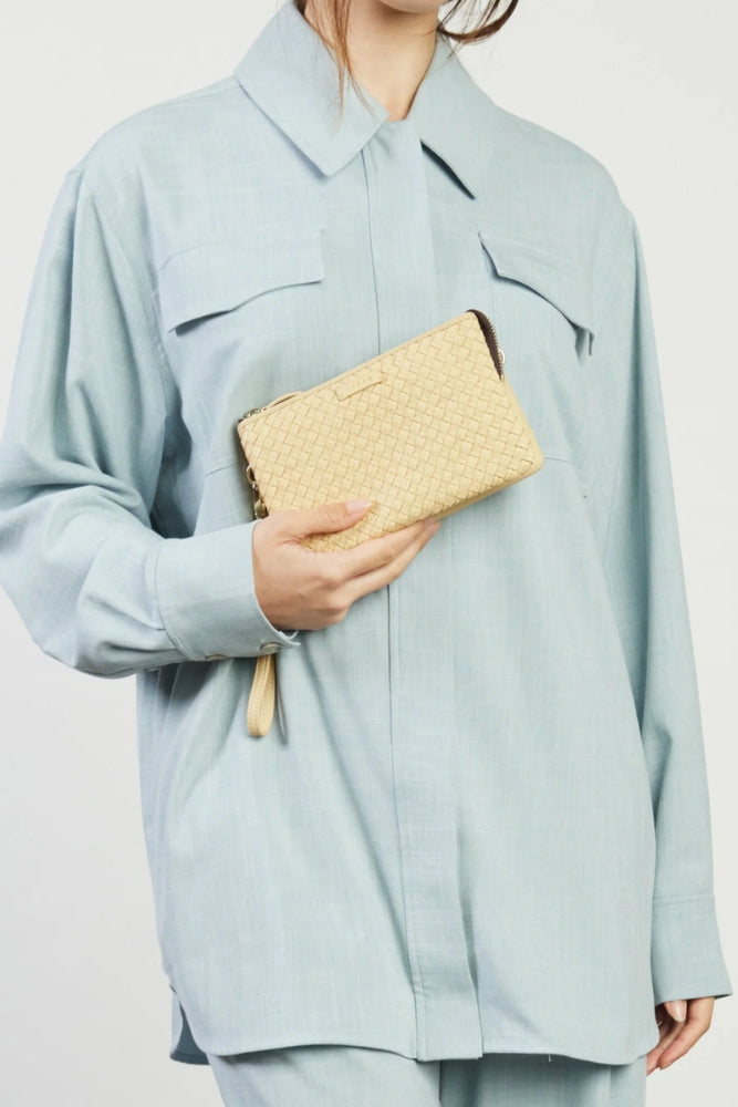 Tilly Crossbody - Raffia Stitched Weave