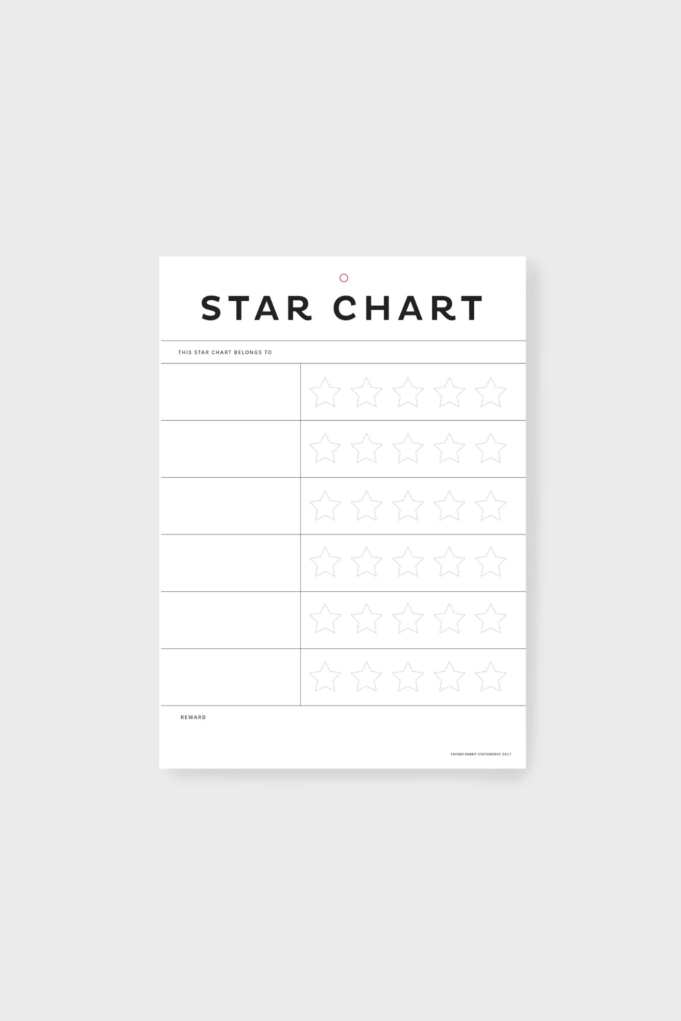 Star Chart - A4