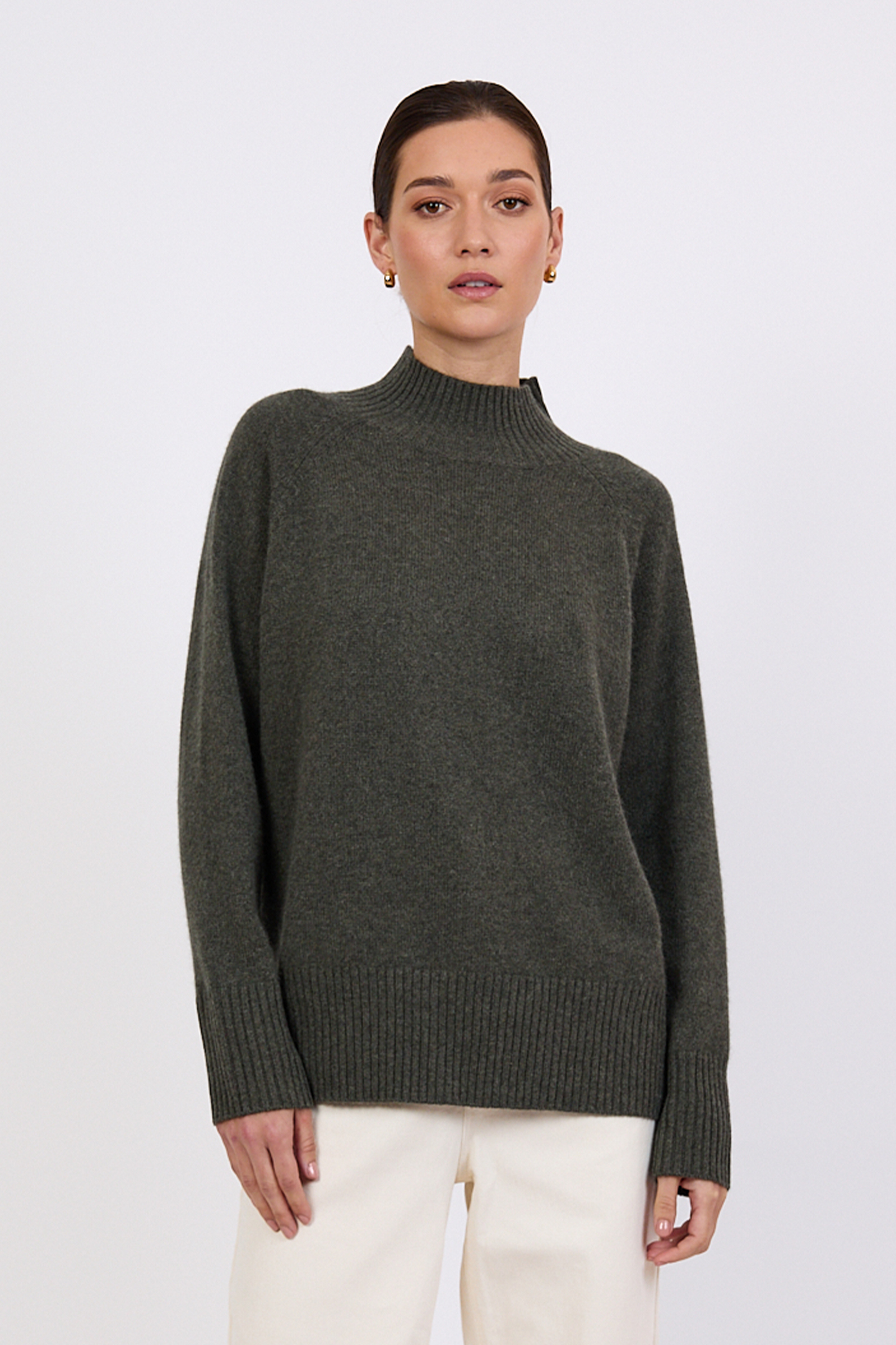 Cashmere Funnel Neck