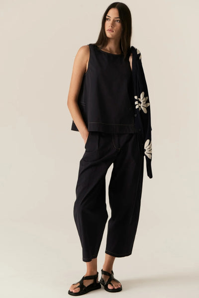 Avrid Barrel Pant - Ink