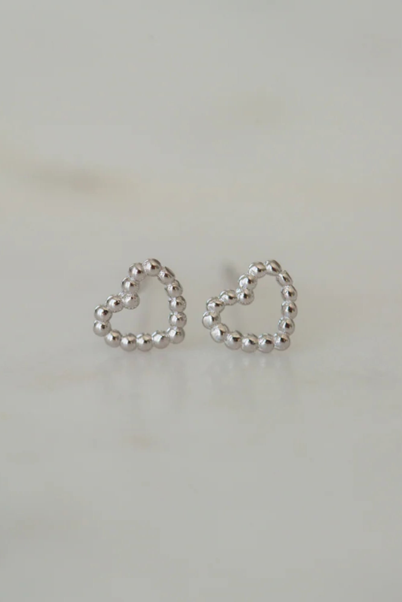 Dotty Love Stud - Silver