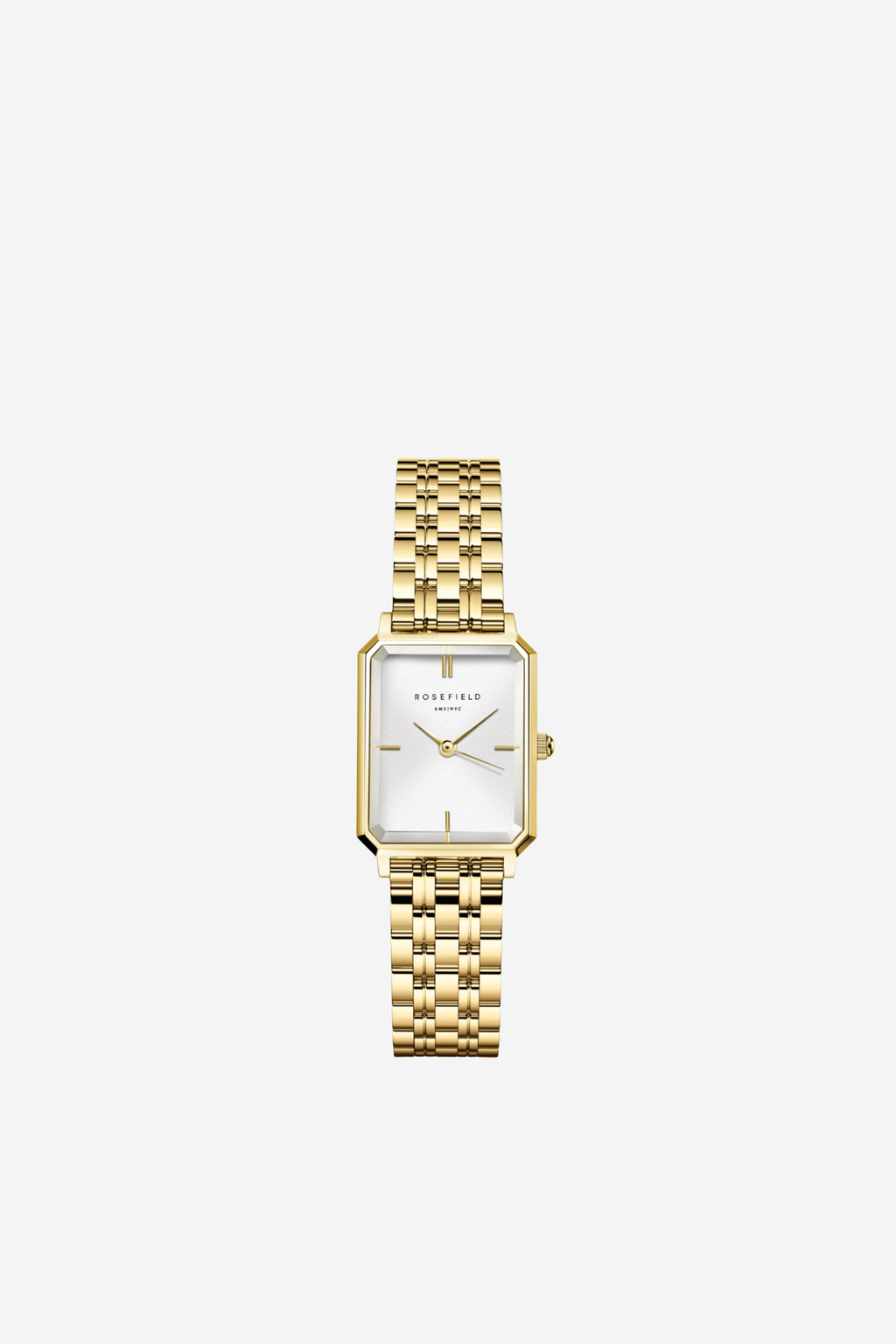 Octagon Watch XS White Face - Gold