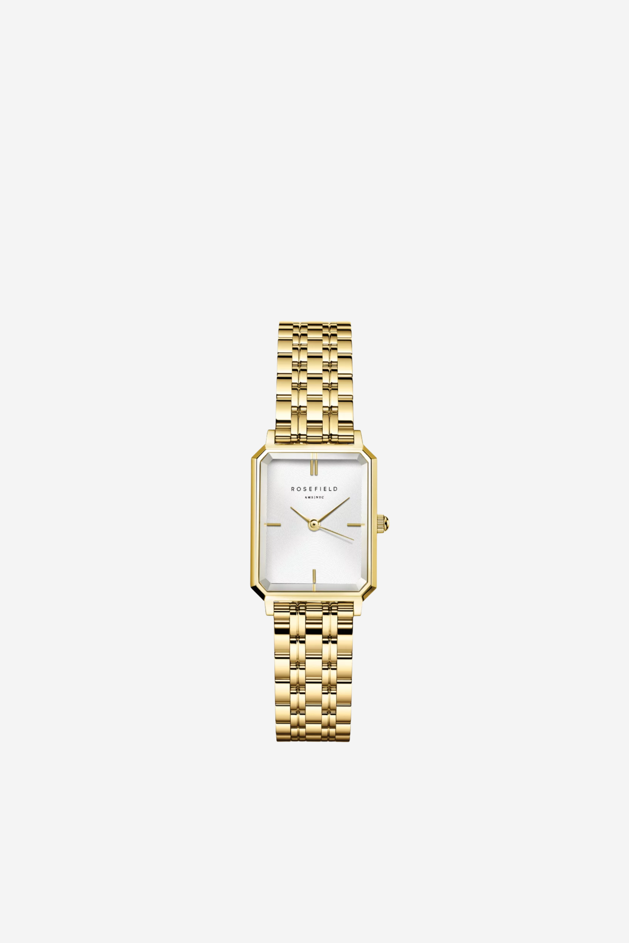Octagon Watch XS White Face - Gold