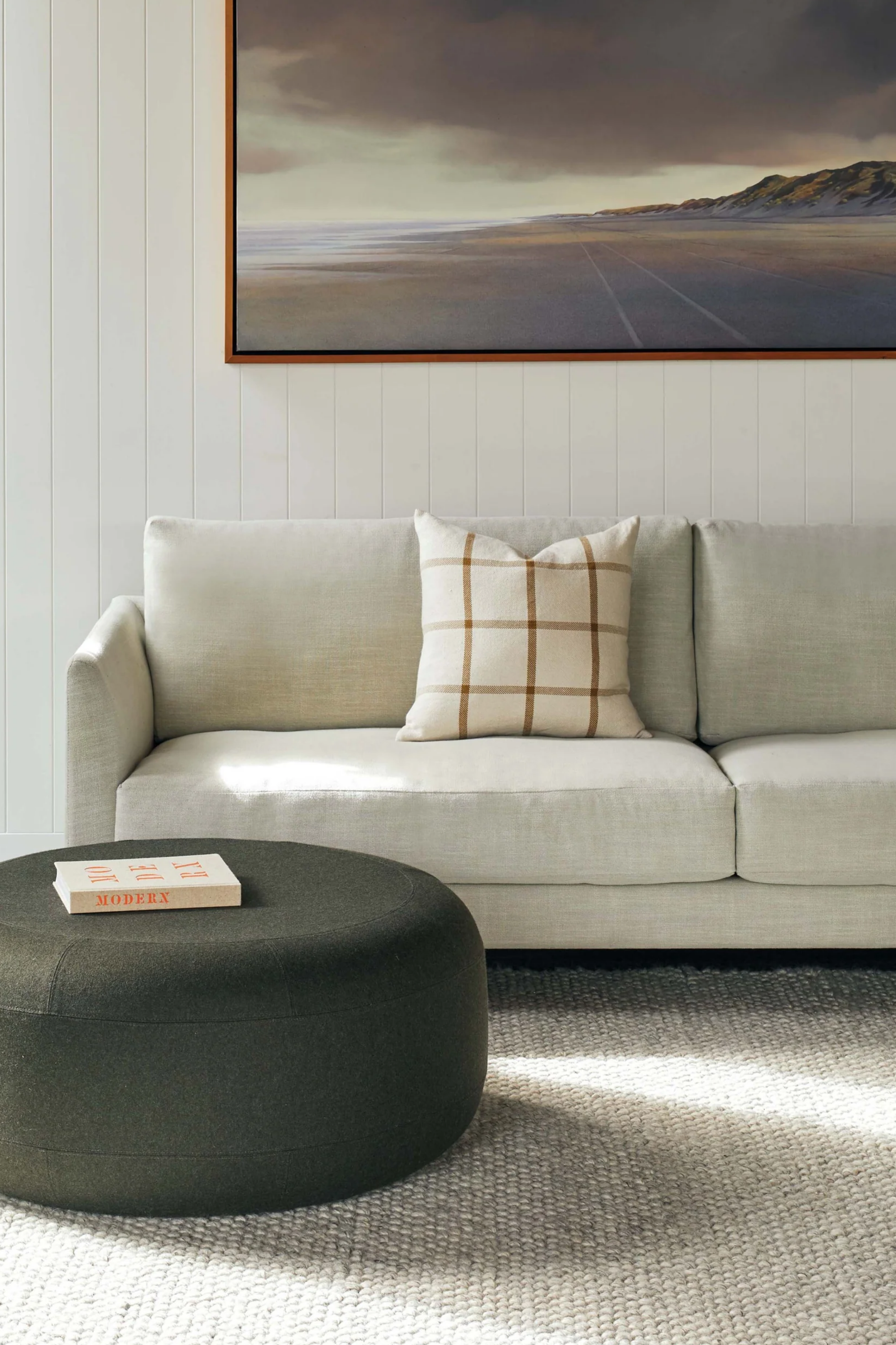 Bento Woven Cushion - Natural/Bronze