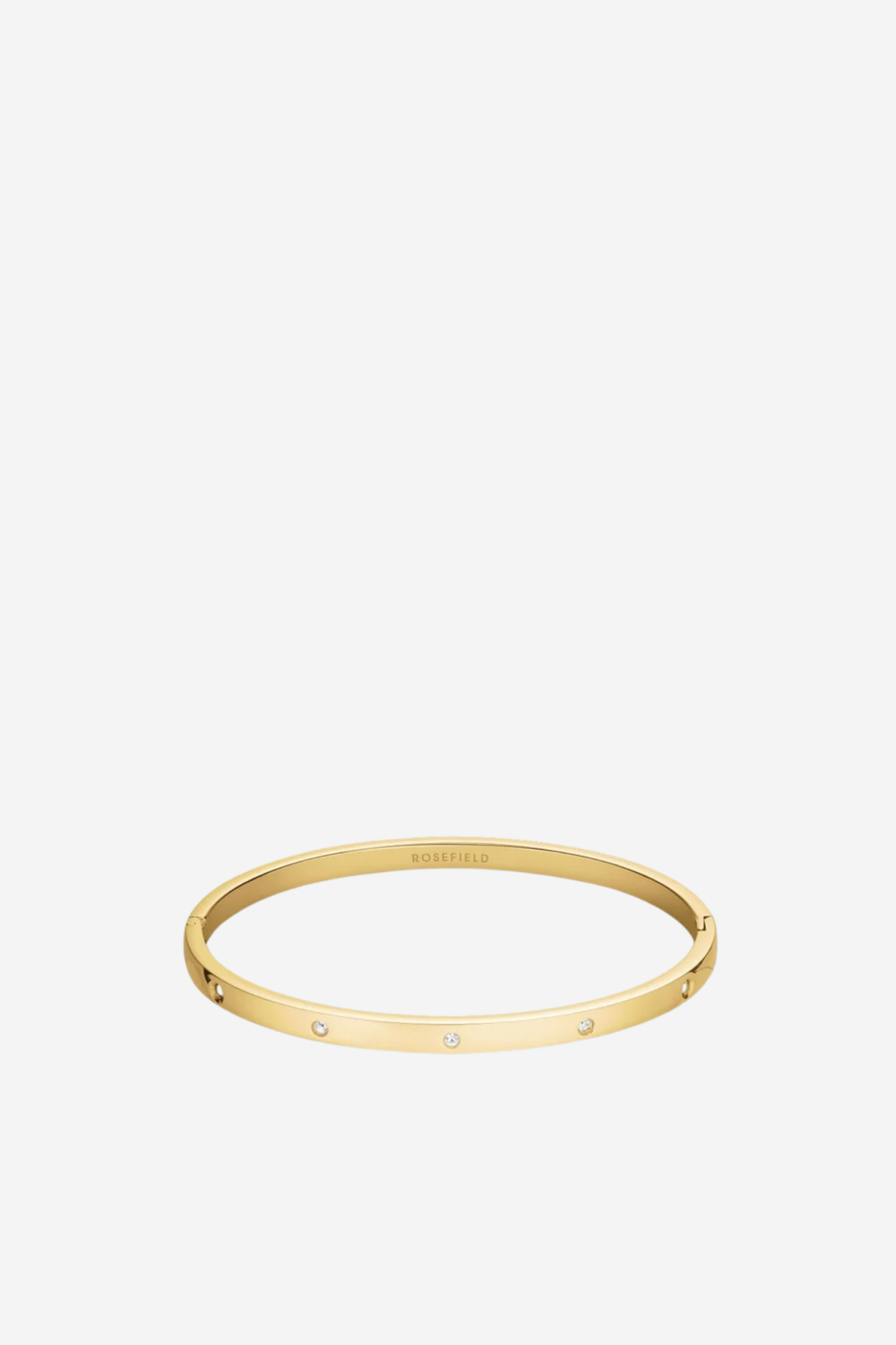 Crystal Bangle Dot - Gold