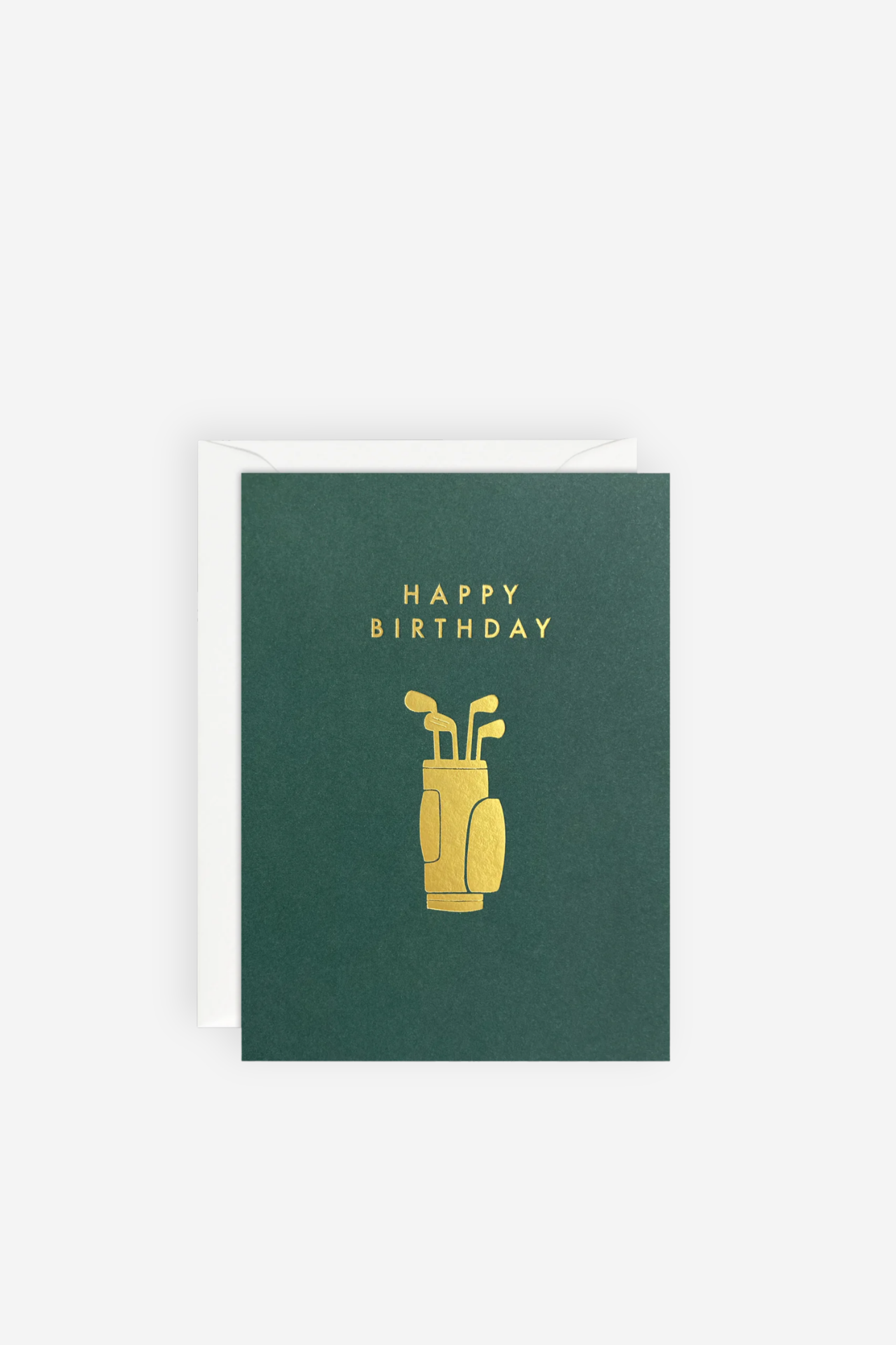Golf Bag Happy Birthday - Mini Card