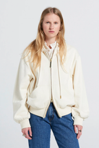 Runaway College Cropped Oversized Hoodie