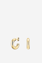 Medium Hoop Earrings - Gold