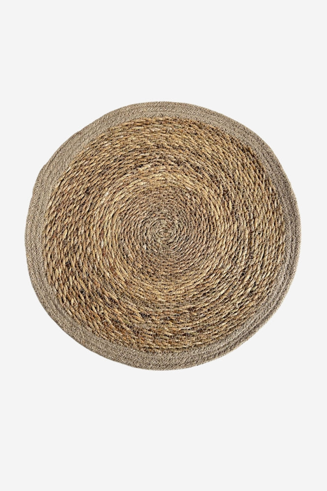 Seagrass/Jute Round Placemat -  Natural