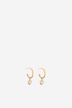 Mini Harmony Hoops - Crystal Quartz