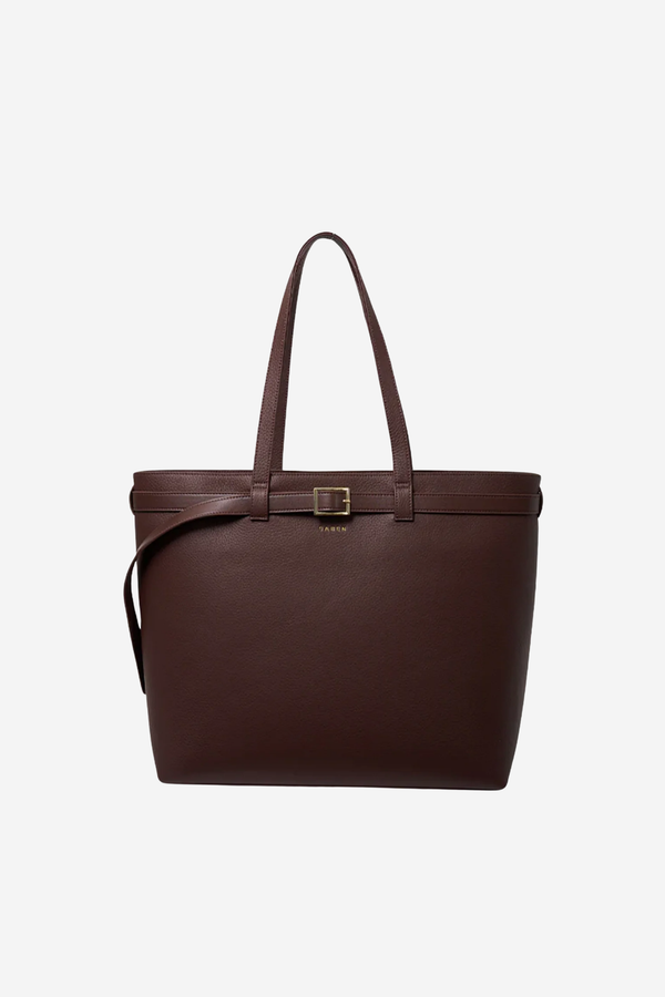 Tia Shoulder Bag - Espresso + Bronze
