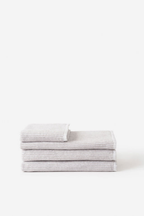 Stripe Cotton Towel Range - Grey/ White