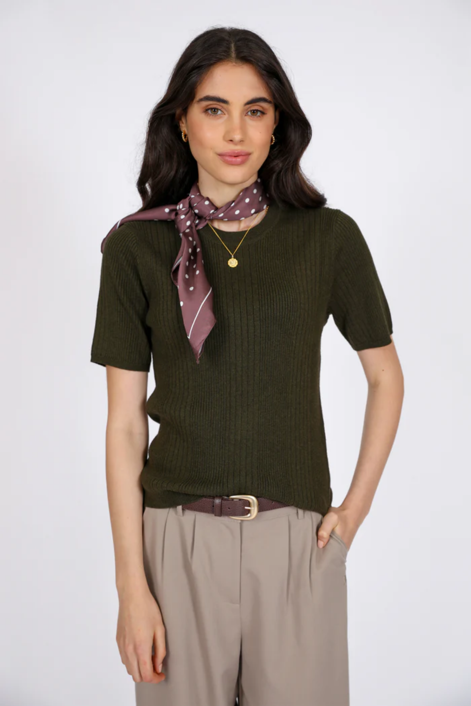 Vero Knit Tee - Spruce