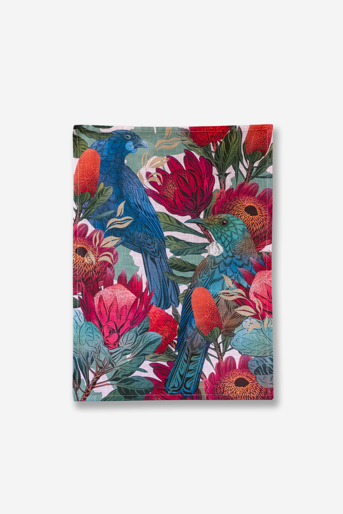 Tea Towel - Kokako and Tui