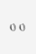 Astra Hoop Earrings - Silver