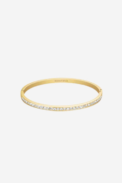 Crystal Bangle - Gold