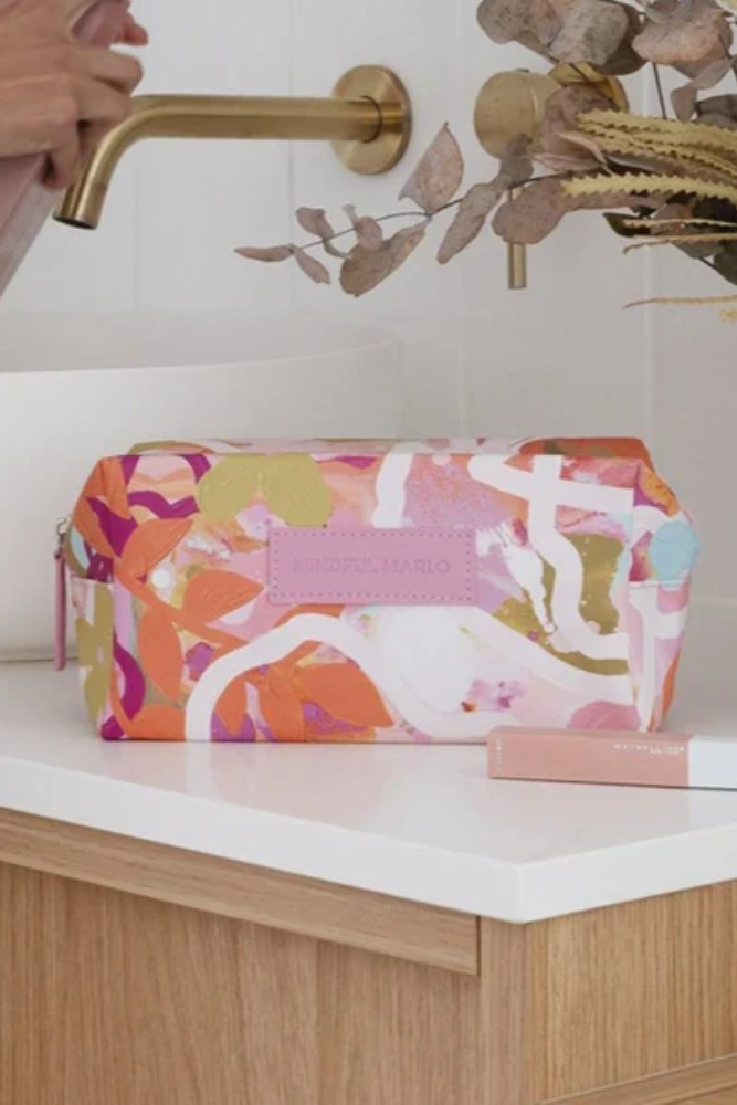 Box Makeup Bag - Ivy