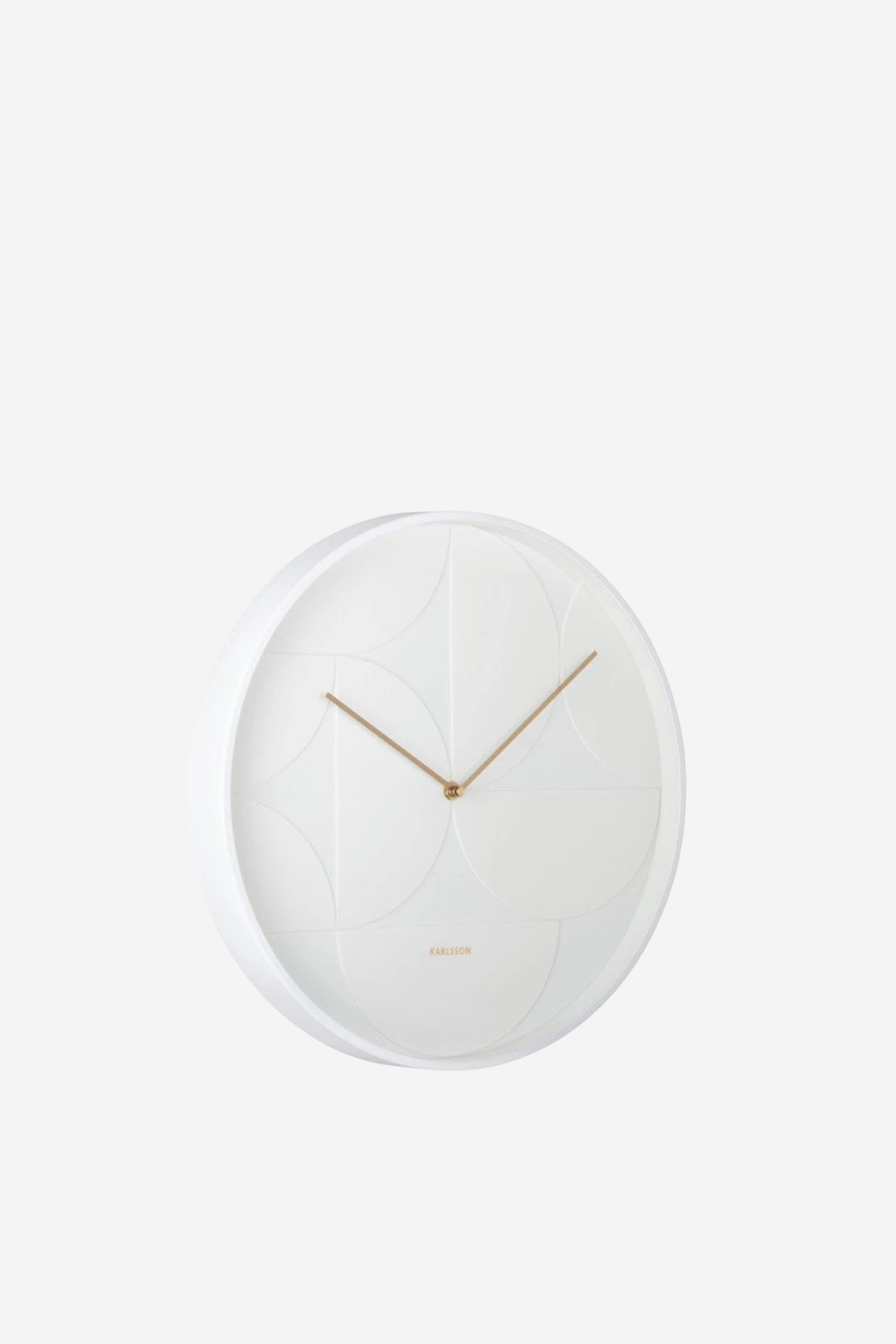 Echelon Wall Clock - White