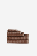 Nero Towel Range - Paprika/Cream