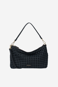 Claudia Shoulder Bag - Black Braid
