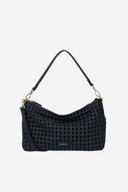Claudia Shoulder Bag - Black Braid