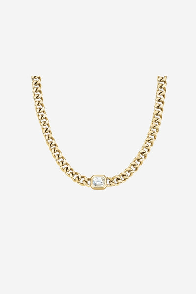 Iconic Octagon Choker - Gold