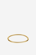 Essential Plain Bangle - Gold