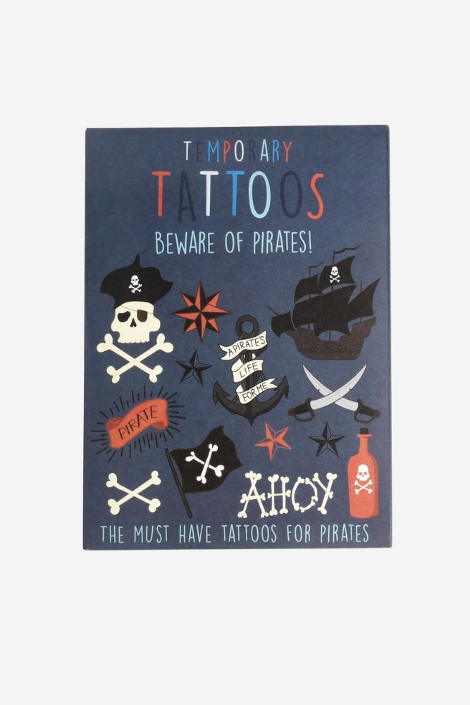 Temporary Tattoos - Beware of the Pirates