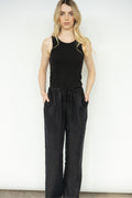 Every Day Trouser - Charcoal Cupro